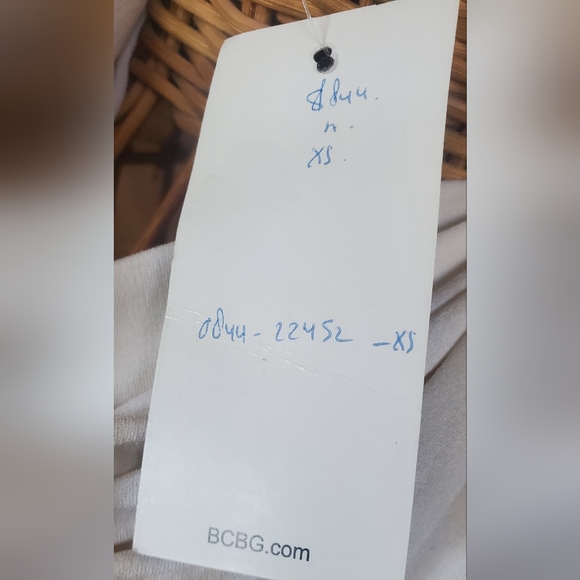 BCBG MAXAZRIA RUNWAY SILK  IVORY GOWN - DRESS BOHOBEACH WEDDING - Picture 6 of 9